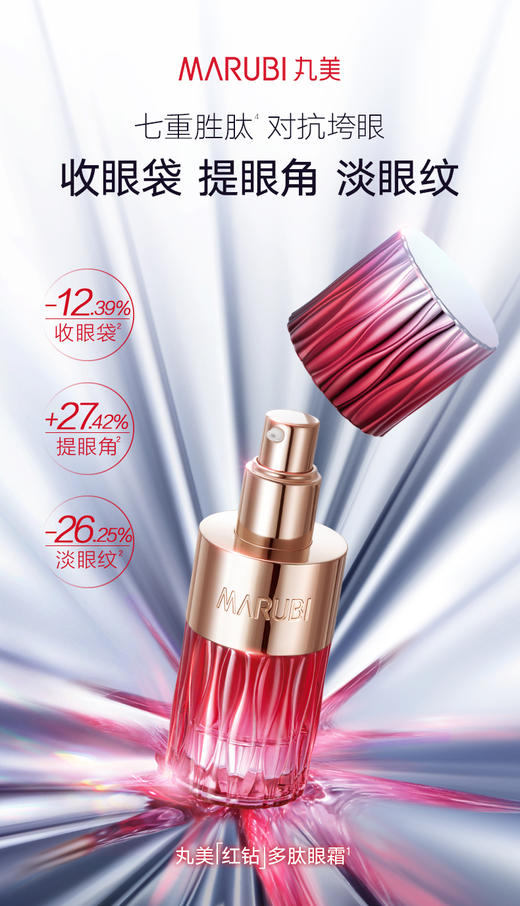 丸美多肽蛋白轻龄淡纹精华液30ml（赠丸美多肽蛋白轻龄淡纹精华水20m*3l+丸美多肽蛋白轻龄淡纹精华乳50g） 商品图0