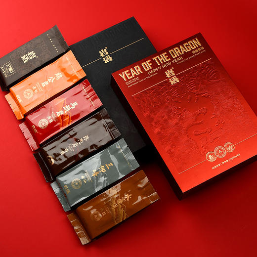 岩语 游龙惊鸿礼盒装 武夷岩茶特级正宗正岩肉桂茶叶组合装送礼51g 商品图1