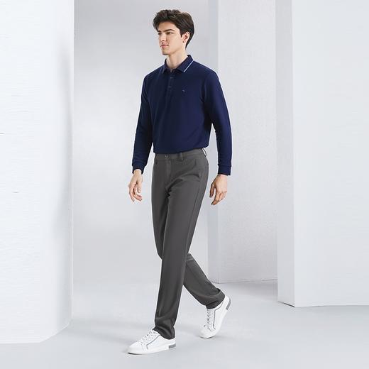 【免烫】柒牌直筒休闲裤男2024春季新款商务百搭舒适易打理长裤子	126H71490 商品图3