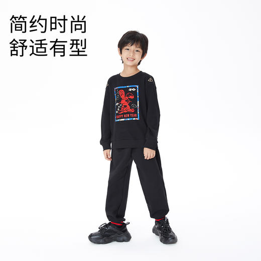 【实体店同款】【新年红】儿童卫衣男秋季新款男童长袖上衣安奈儿童装AB311534 商品图4