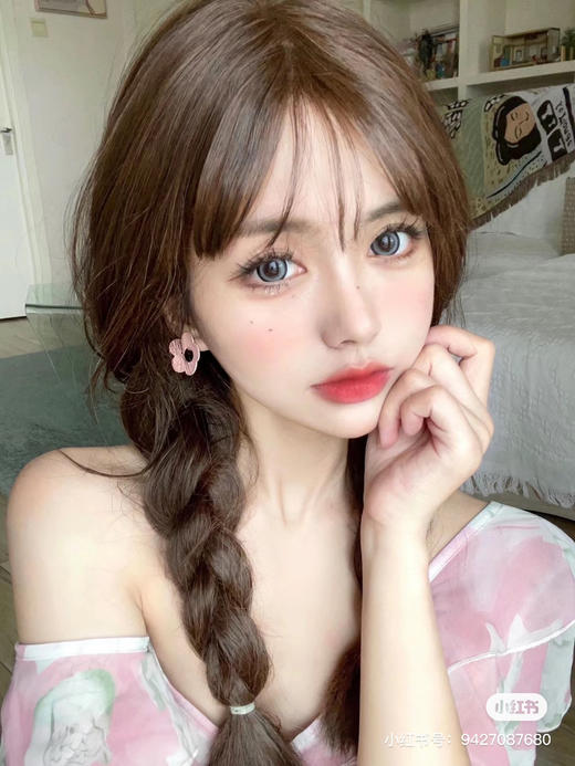 【店主实拍】Sheepcon-偏大款/多士系列-奶油多士-蜜桃多士-芒果多士 14.5mm 【年抛 0-1000度 含有525/575】 商品图6