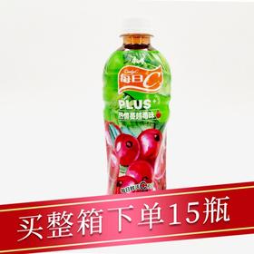 康师傅每日CPUS蔓越莓味饮料500ML/瓶