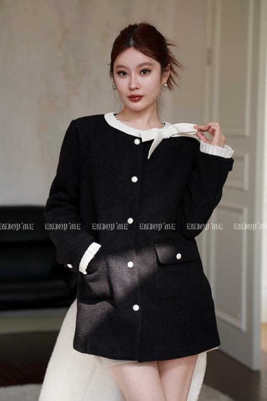 【门店同款】ENJOY冬季领口蝴蝶结小香羽绒 155771993 商品图2