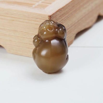 和田玉糖玉【福猪】配精美挂绳 商品图7