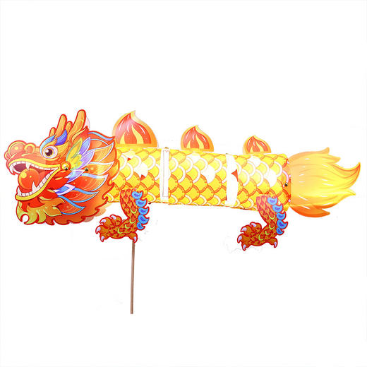 2024新年儿童diy手工手举龙年灯笼春节元宵跨年发光装饰舞龙灯笼 商品图4