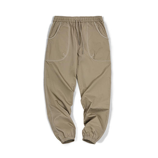 马登工装 美式休闲辑明线束脚裤设计感cityboy直筒休闲裤子秋冬款 商品图8