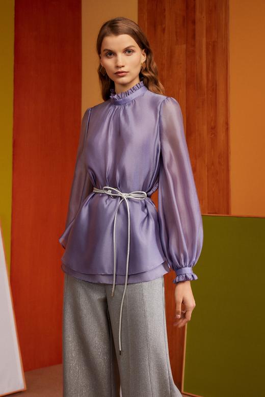 SAFICOO【绽放】系列 优雅女人 A摆廓形 包容性好衬衣 商品图0