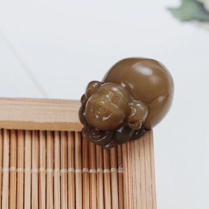 和田玉糖玉【福猪】配精美挂绳 商品图6