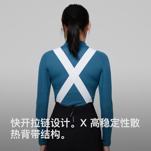 GRC桀骜无尽秋冬新款uppervoid联名抓绒保暖反光背带骑行裤长裤 商品图2