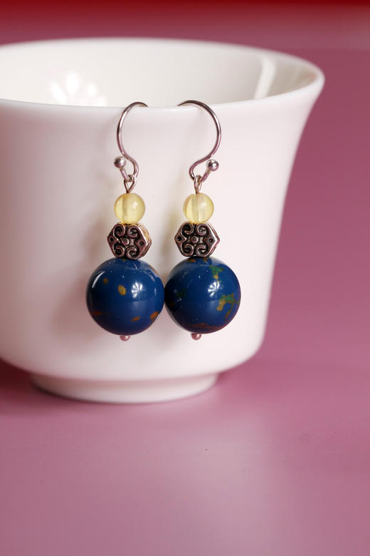 SDEH0045大漆耳饰1.0 商品图0