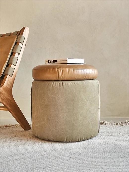 Vivian 矮凳 | 皮布面料可选，详询客服 商品图6