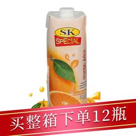 塞浦路斯SK牌橙汁1L/盒