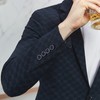 柒牌平驳领西装男2024春季新款商务休闲肌理条纹修身男士西服外套	126C70800 商品缩略图2