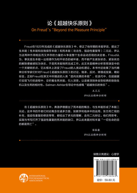 国际精神分析协会《当代弗洛伊德：转折点与重要议题》系列--论《超越快乐原则》 商品图1