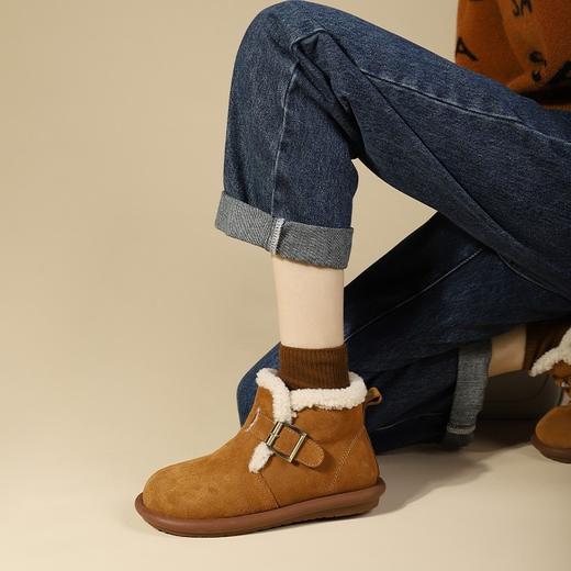 【冬日暖炉】加绒勃肯雪地靴 复古休闲 随性穿搭 耐磨耐穿 商品图0