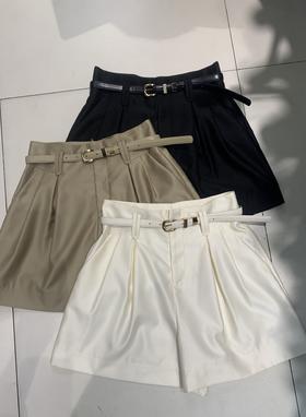 【门店同款】ENJOY夏季轻奢腰带短裤 153450740