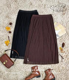 G08306#前后两穿半裙