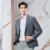柒牌男装西服男士春季新款泡泡纱肌理时尚印花修身平驳领西装外套	126C70320 商品缩略图1