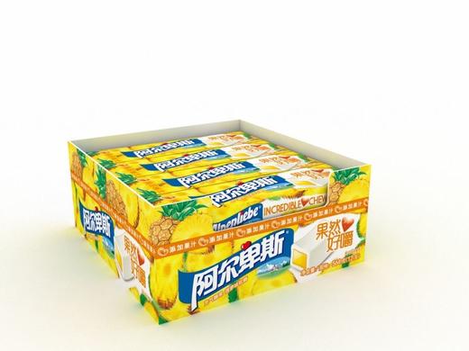 阿尔卑斯果然好嚼菠萝味软糖条形47g/块 商品图0