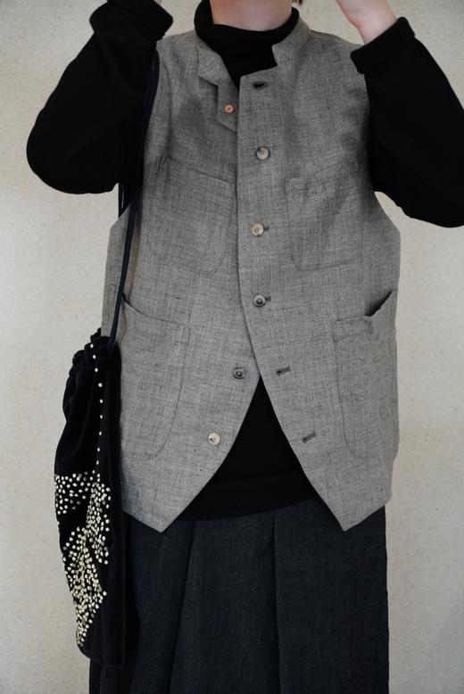 the last flower路边的月亮牛津马甲 商品图3