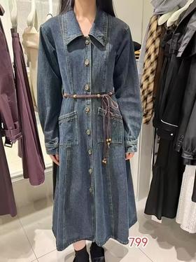 【门店同款】ENJOY秋季复古港风牛仔裙 154442215