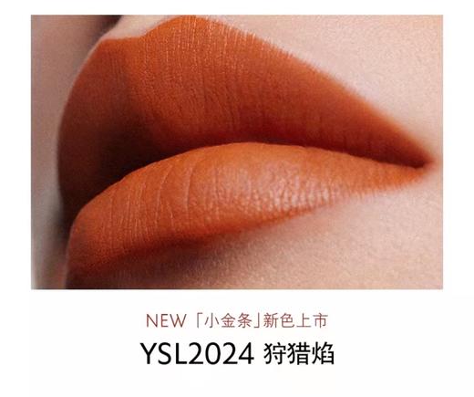 【门店直发】【新色上市】YSL圣罗兰小金条细管口红 1966#棕红/2024 商品图2