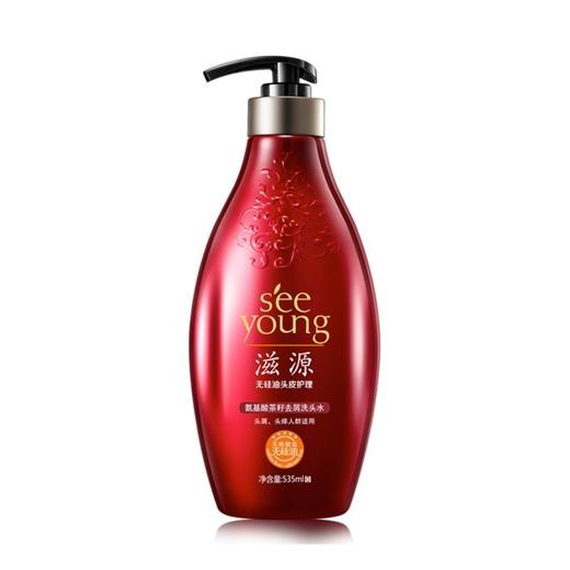 滋源氨基酸茶籽去屑洗头水535ml/瓶 商品图0