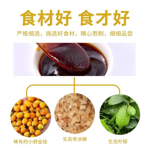 杞冠严选 | 福建归零农场 金桔柠檬酱 248g/瓶 鲜果熬制不加水 商品图3