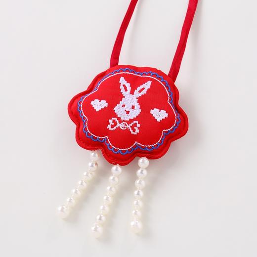 【新年红】【实体店同款】女童小背包红色拜年服安奈儿童装AG310571 商品图0