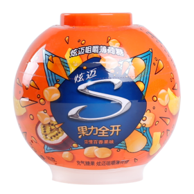 果力全开薄荷糖浓情百香果味60g/盒