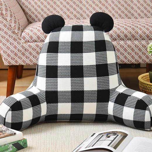 功夫熊猫腰靠床头靠垫软包腰靠沙发飘窗可拆洗 商品图0