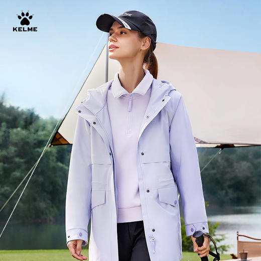 卡尔美春季新款尽享自在系列女士风衣外套 商品图1