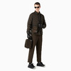 EMPORIO ARMANI 阿玛尼 男士经典领人字纹绗缝尼龙可折叠羽绒服 绿色 6R1B85 1NFGZ 0583 商品缩略图3