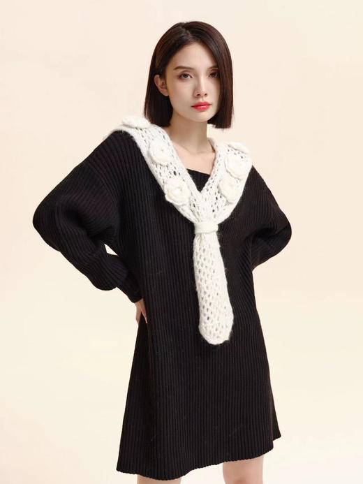 立体钩花连衣裙 商品图0