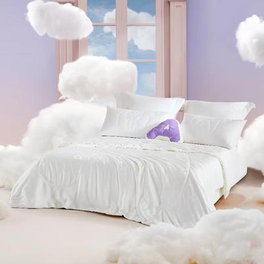 【6F】罗莱儿童 小睡神提花天丝?莫代尔桑蚕丝轻暖被 商品图3