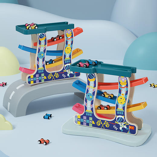 【好玩又益智！】1-2-3周岁儿童玩具男孩宝宝玩具车，数字磁吸滑翔车小汽车早教益智轨道车，在玩耍中能够获得更多的乐趣和启发！ 商品图1