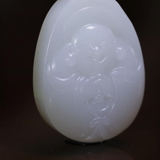 和田玉（羊脂白玉）玉牌挂件--玉佛31.62g 商品图2