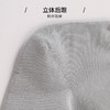 雅黛丽棉柔亲肤舒适透气纯色男袜防臭耐磨不闷汗运动弹力短袜男5双装 商品缩略图5