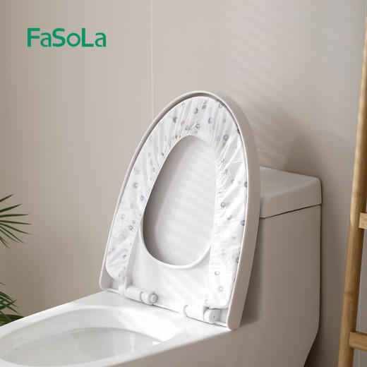 FaSoLa马桶垫一次性酒店旅行用品孕产妇专用马桶坐便垫纸套防水家用圈贴 商品图3