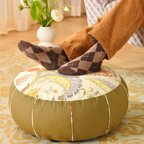 四季花园系列多功能坐蹲客厅飘窗懒人沙发蒲团复古龙粒子坐垫