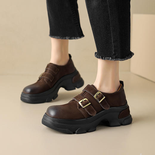 春季新款，厚底圆头真皮单鞋MDY-M3220-2 商品图5