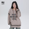 PX女装春季新款 短款毛衣复古连帽宽松休闲 824118802 咖色 商品缩略图0