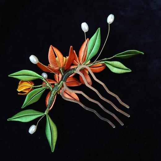 古风多朵缠花发梳（款式随机） 商品图3