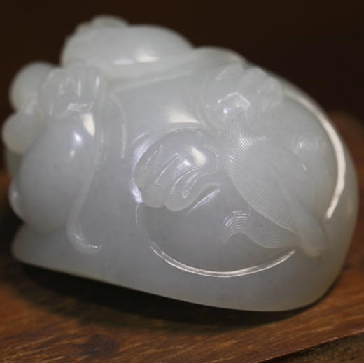 和田玉（白玉）籽料挂件-- 龙龟 65.59g 商品图4