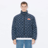 KENZO 高田贤三 男士字母徽标贴花绗缝羽绒服 蓝色 FD65 OU138 9NN 77 商品缩略图1