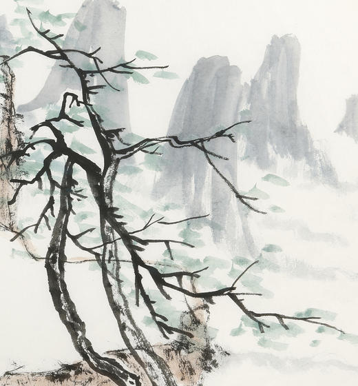 田建民山水横幅《访友图》 商品图4