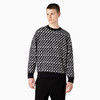 EMPORIO ARMANI 阿玛尼 男士通体提花徽标字样初剪羊毛混纺针织衫 混色 6R1MU2 1MMKZ F905 商品缩略图1