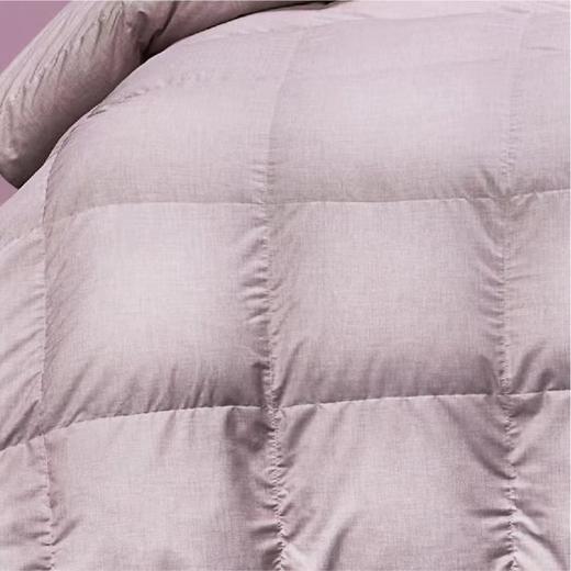 【6F】罗莱 尚 超柔无边鹅绒被-春 鸢尾粉/烟暮灰 商品图5