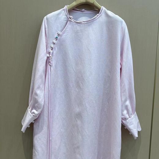 【线上专属】圆领斜襟连衣裙（23707243-盈盈） 商品图2