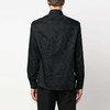 EMPORIO ARMANI 阿玛尼 男士棉质字母徽标印花长袖衬衫 黑色 6R1C86 1K0TZ F030 商品缩略图2